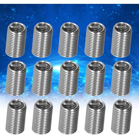 100 Pièces Raccords Filetés Mâle Femelle Réducteurs Outil de Réparation Écrous Acier Inoxydable Fixation M6x13D (1/5)