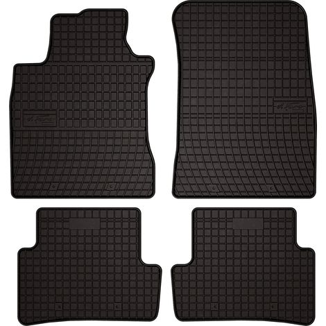 Gummifußmatten für Renault Modus Minivan (2004–2012) – schwarz, passgenau