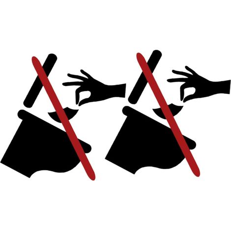 2 feuilles autocollants signalétiques amovibles pour abattant WC, usage privé/public