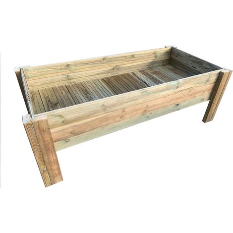 Orto Rialzato Italfrom in Legno di Pino impregnato 190X90X65H cm