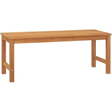 Banc de jardin, 114 cm, teck massif (1/5)