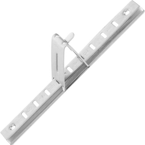 Étagère de réfrigérateur réglable en acier inoxydable, barre robuste (1/5)