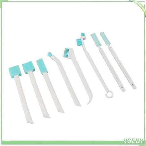 Fafeicy Petite brosse de nettoyage pour gommage Petite Brosse de Nettoyage à Récurer, Ensemble Multifonctionnel beaute anti-ride (1/5)