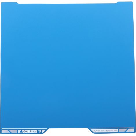 Plaque de construction basse température adaptée à l'imprimante 3D Bambu Lab H2D H2S, plate-forme d'impression à froid Double face 355x346mm bleu (1/5)