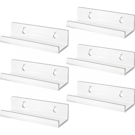 Allecto Plus Schallplattenständer für 10-cm-Schallplatten Wandregale für Schallplatten Fotoalben und Sammlungen 6-teiliges Set für Musikliebhaber (1/5)