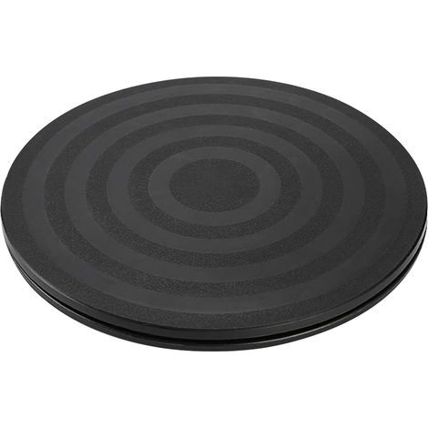 Plateau Tournant,Tourne-Disque Rotatif Rotatif à 360 Degré Plateau Pivotant TV,Degrés avec Roulements à Billes en Acier, Charge15 kg, Idéal pour TV, Artisanat, Présentoirs, 20 cm de Diamètre (1/5)