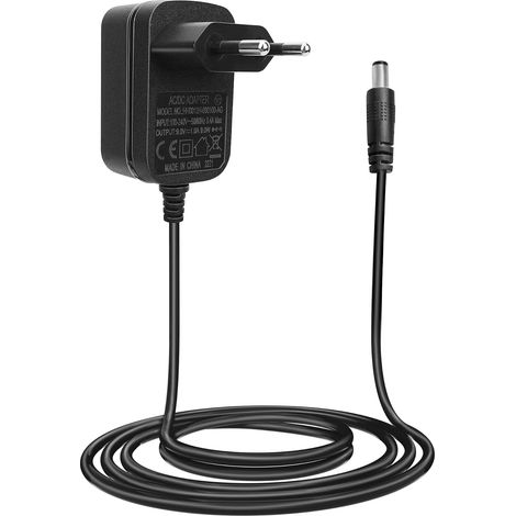 Blocs d'alimentation pour Pédale à Effets de Guitare 9V 1A, Centre Négatif Manchon Positif, Adaptateur Secteur Alimentation Chargeur Mural pour Pédale d'Effets, Looper, Stompbox, Quelques Claviers (1/5)
