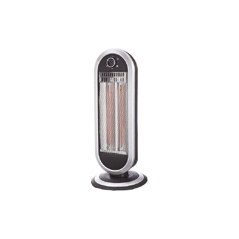 Tourelle de poele Effewarm carbone KS-100C double niveau de puissance 900W avec oscillation automatique