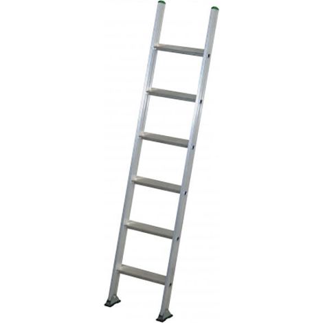Scala a gradini per soppalco in alluminio - Lunghezza 2m - PM205/LPA