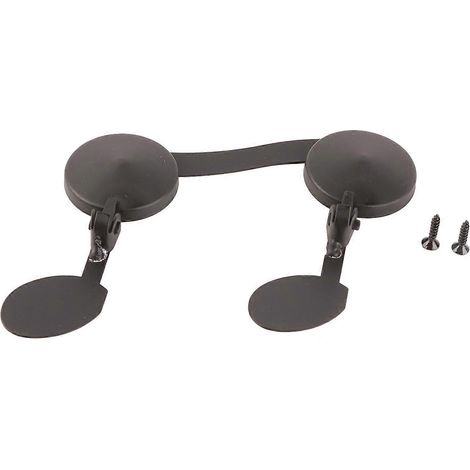 Applique murale noire en forme de note de musique, bougeoir mural pour bougie, décor musical élégant, fixation murale pour chandelier, lot de 2 (1/5)