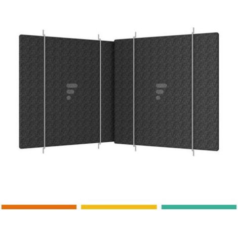 Lot de 2 filtres à charbon actif pour hotte, dimensions 320 x 220 mm (74 x 2375 mm), compatible avec les hottes de cuisine standard (1/4)