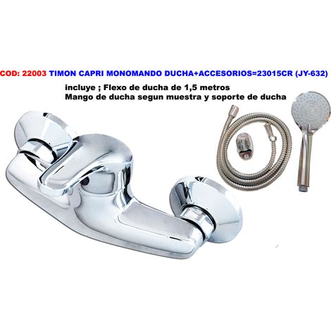 Grifo Monomando Ducha Pluvia Capri 23015CR JY-632 MT8042-11