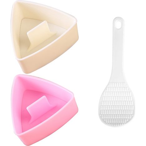 6 Moule à sushi, triangle, pliable, polypropylène, cuisine maison (1/5)