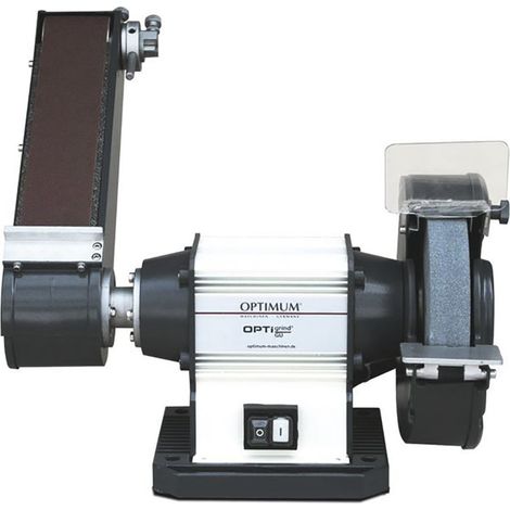 Touret à bande 75x762 mm meule dia. 200 mm 2850 rpm 600 W 230V y compris bande et meule Optigrind GU20S 230V (1/4)