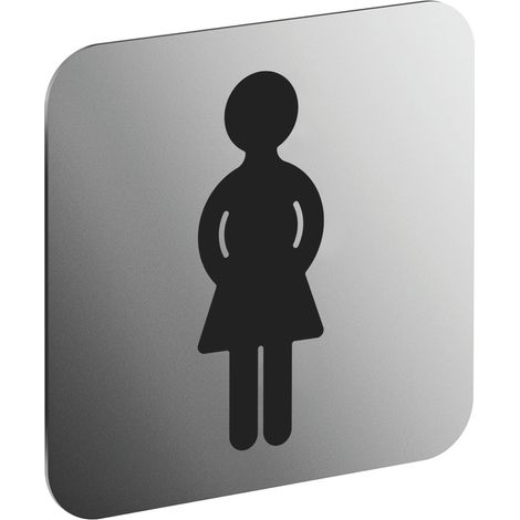Normbau Inox Care Piktogramme 125x125x1,5, Damen