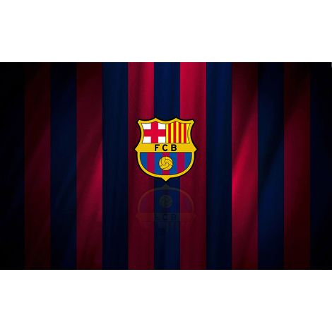 Papier peint panoramique Foot / Football - FCB Barcelone - 130 cm x 81 cm (1/2)