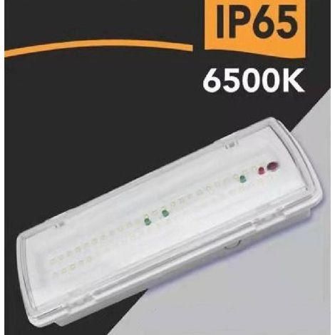 TrAdE Shop Traesio - Lampada Led Emergenza Anti Blackout Esterno Ip65 3.5w 400lm 3 Ore Autonomia - (1/4)
