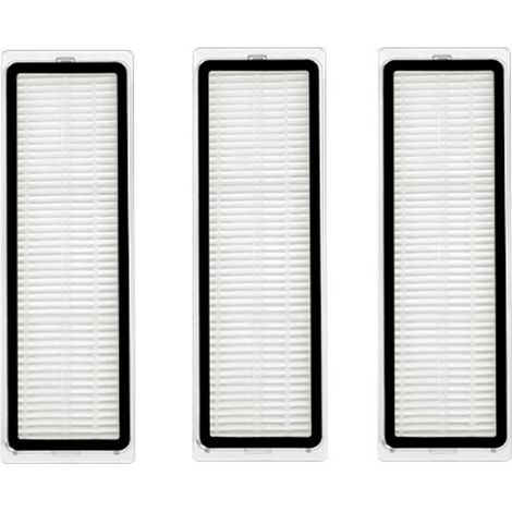 (Paquete de 3) Filtros HEPA de repuesto, juegos de filtros, repuestos, juegos de accesorios de filtro para aspiradoras robot W10 / W10 Pro (3 piezas) (1/4)