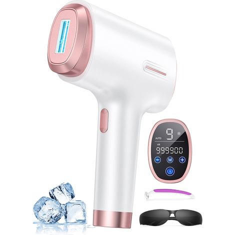 Appareil D'Épilation Lumineuse - 21 J/Pulse - Refroidissement À Froid 45 °F - Pour Visage Et Corps - 1 Pièce (1/5)
