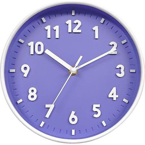 Orologio da parete moderno e minimalista color caramella, orologio silenzioso per soggiorno, orologio domestico da parete, nuovo orologio da parete blu. (1/4)