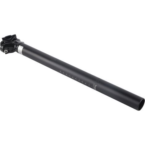 Tige de selle vélo noir 30.9x400mm alliage aluminium pour VTT et vélo de route, compatible FMFXTR (1/5)
