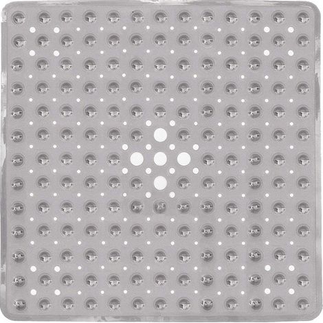 Tapis de Bain carré antidérapant à ventouses - Durable et élégant - Tapis de Douche antidérapant - Design Moderne - Ventouses de qualité - Lavable en Machine et sans Latex (1/5)