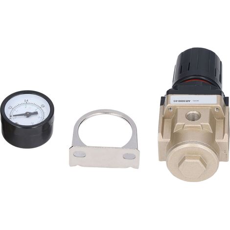 Régulateur de pression pneumatique G3/8 avec manomètre et filtre AR3000-03 (0,05-0,85 MPa) (1/5)