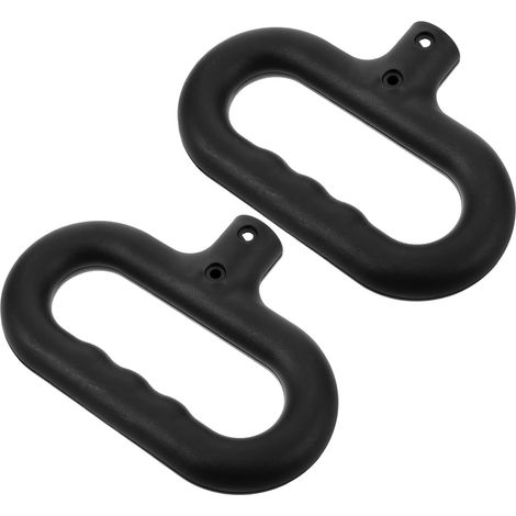 2 Pièces Poignée de Rechange pour Chariot de Jardin et Camping Grip Plastique Résistant et Ergonomique Poignée de Traction Confortable pour Accessoires de Chariot Lot (1/5)