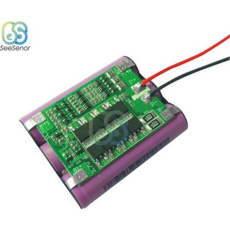 BMS - Carte De Protection Batterie Lithium - 3S 12V 40A - Pour Pack 18650 - Équilibrage Intégré - 1 Pièce (1/4)