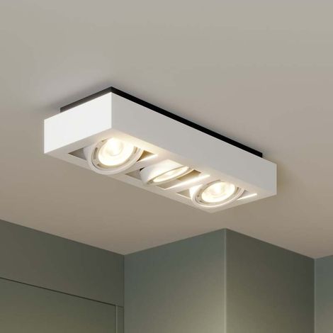 [GEBRAUCHT] B-Ware Arcchio Deckenlampe Ronka LED Deckenstrahler 3-flammig dimmbar weiß 50cm Leuchte (1/2)