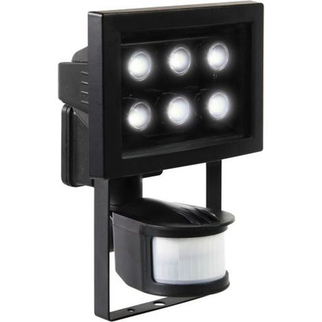 CREE LED-Flutlichtstrahler 12m/180° Bewegungsmelder, IP44