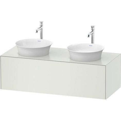 Meuble sous-vasque WHITE TULIP 1300x550mm 1 tiroir coulissant we sdm ES NB centre