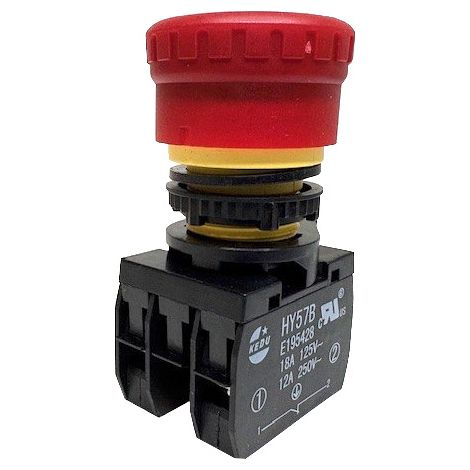 KEDU HY57B Einbau Not-Aus-Schalter 250V 18A Pilztaster Schalter