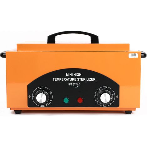 Boîte de nettoyage haute température pour outils métalliques, machine à chaleur sèche 300 W avec minuterie pour salon de coiffure, manucure, pédicure, pinces à épiler (1/5)