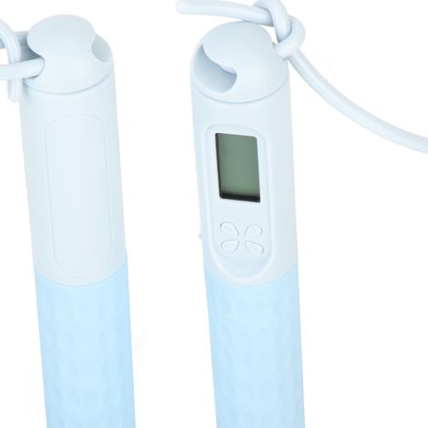 Corde à sauter avec contrepoids, corde à sauter pour adulte pour l'entraînement en intérieur, batterie intégrée (1/5)
