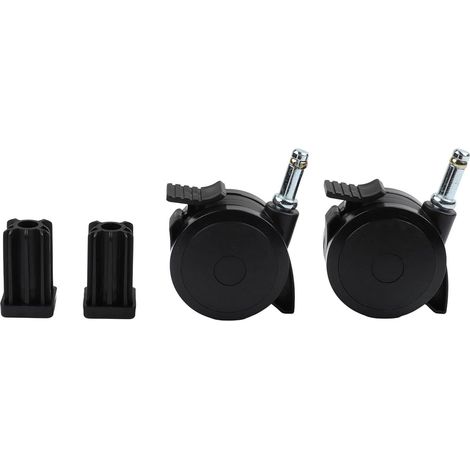 70360 Ruedas de bloqueo para parrillas de barbacoa Weber E310 E320 S330 2007-2019, ruedas giratorias con eje de metal, juego de piezas de repuesto de plástico resistente (1/5)