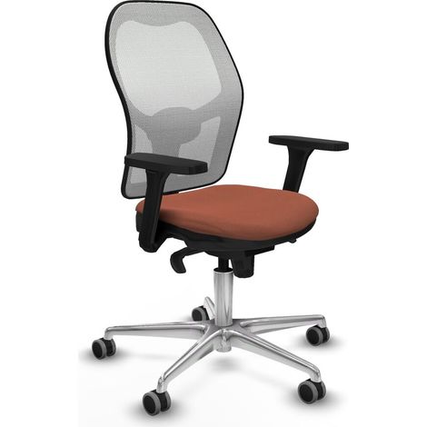 Sedia da Ufficio Piqueras y Crespo 3D086G0 Bianco Marrone (1/5)