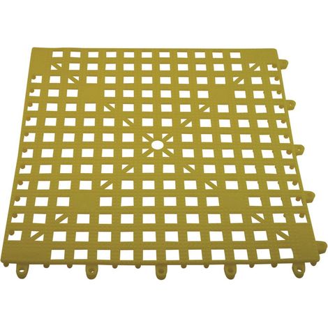 The bars poggia bicchiere cm 32x32 giallo, modulare in plastica (1/2)