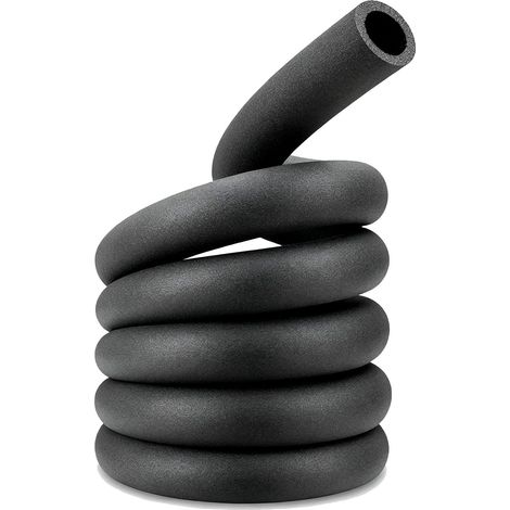 Tube Isolation Tuyaux Chauffage Ø 32mm 9mm Isolation de Tuyau 1,8m Mousse Souple pour Chauffage et Tube Climatisation (Noir) (1/4)