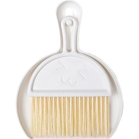 Brosse à main et outil de nettoyage de pelle - mini brosse de nettoyage petit balai pelle à poussière ensemble bureau balayeuse ordures clavier nettoyage pelle table ménage (1/5)
