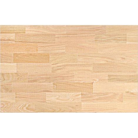 Encimera de cocina rectangular madera maciza roble vidaXL