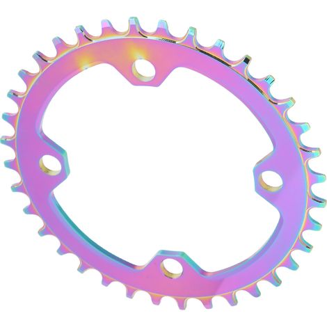Pignon mono-vitesse en alliage pour VTT, 32T, 34T, 36T ou 38T, avec rotation positive et négative. (1/5)