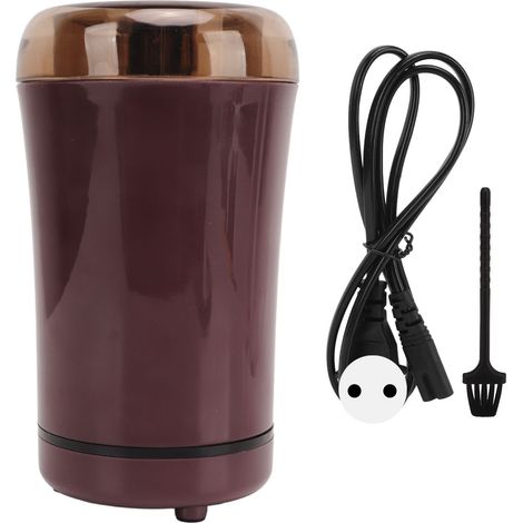 Moulin à café électrique portable multifonction, lames en acier inoxydable, pour épices et herbes, 150W, violet, prise UE 220V (1/5)