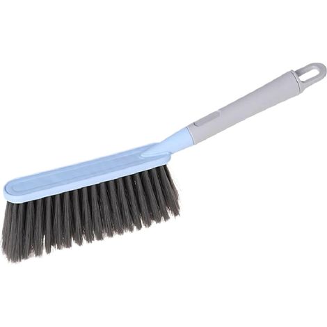 Balai à main - brosse à poussière - brosse à cheveux - avec long manche - (1/5)