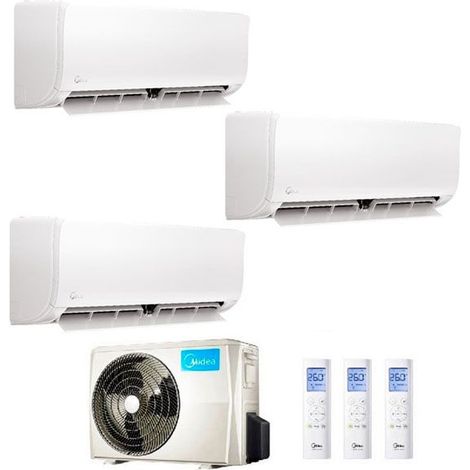 Climatizzatore Midea Trial Split Xtreme Pro Green 9000+9000+18000 M30A-27HFN8-Q R-32 9+9+18