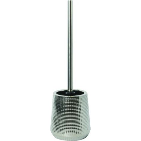 Brosse wc avec support Céramique DALLAS Argenté MSV (1/3)