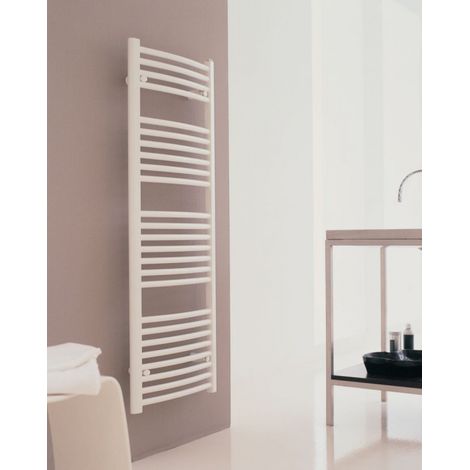 Sèche-Serviettes Eau Chaude 871W ALTERNA Ondéo Vertical Mural Blanc - 1769933 (1/3)