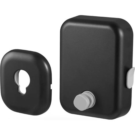Tendedero retráctil, 4,3 m, perforado, de pared, resistente, apto para uso exterior, para jardín (negro) (1/4)