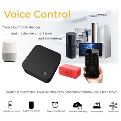 Tuya WiFi-Infrarot-Fernbedienung für Smart Homes zur Steuerung von Klimaanlagen, kompatibel mit allen Fernsehern. (1/4)