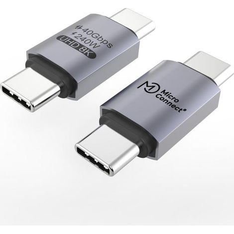 Adattatore MikroConnect Premium USB4 Gen 3x2 USB-C, 40 Gbps, 240 W, USB4-CC-240W